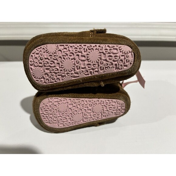 UGG Jesse Bow Baby Ankle Bootie 10084521 Size 2/3 Chestnut - Picture 6 of 8